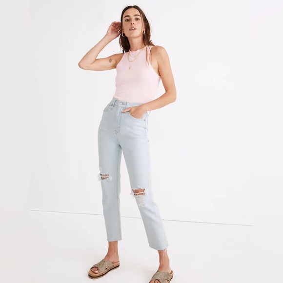 MADEWELL The Momjean in Harman Wash: Raw-Hem Edition - Picture 1 of 8